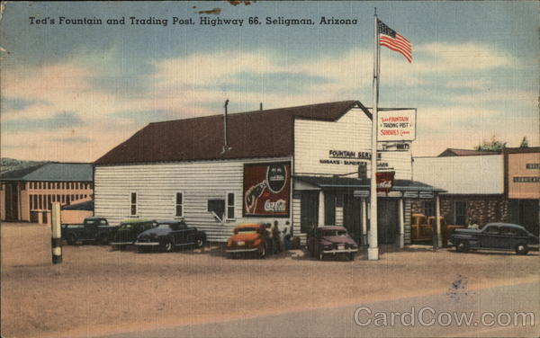 Ted's Fountain and Trading Post, Highway 66 Seligman Arizona