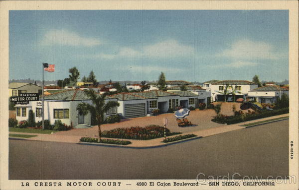 La Cresta Motor Court - 4980 El Cajon Boulevard, San Diego, California
