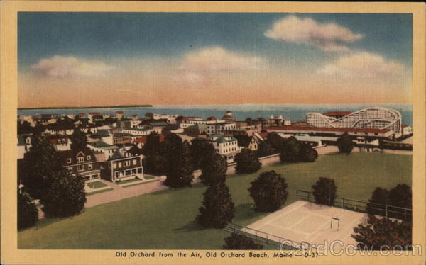 View of Old Orchard from the Air Old Orchard Beach Maine