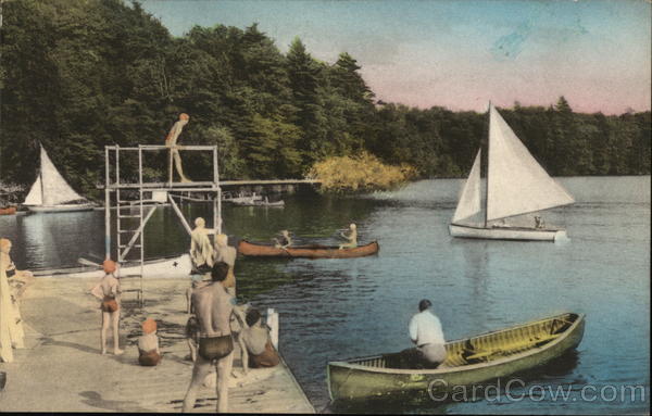 Water Activities at Eagles Mere Park Pennsylvania