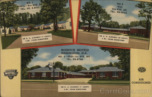Roebuck Motels Birmingham Alabama