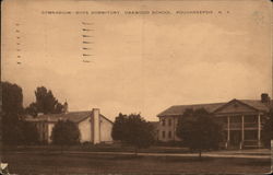 Gymnasium, Boys Dormitory, Oakwood School Poughkeepsie, NY Postcard Postcard Postcard