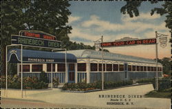 Rhinebeck Diner, Route U.S. 9 New York Postcard Postcard Postcard