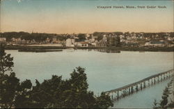 View from Cedar Neck Postcard