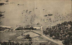 Aerial View of Pine Orchard Country Club and Harbor Connecticut Postcard Postcard Postcard