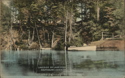 Lakeside on Lake Zoar Postcard