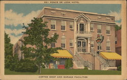 551 Ponce de Leon Hotel Postcard