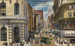 Powell at Market Streets, Showing Turn Table Powell at Market Streets, Showing Turn Table