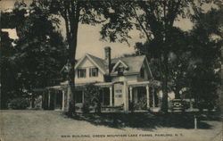 Main Building at Green Mountain Lake Farms Postcard