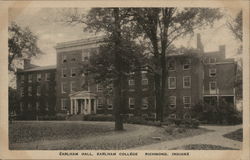 Earlham Hall at Earlham College Richmond, IN Postcard Postcard Postcard