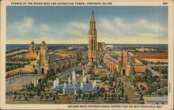 Avenue of the Seven Seas and Exposition Tower, Treasure Island Avenue of the Seven Seas and Exposition Tower, Treasure Island