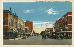 Second Avenue, Looking North Postcard