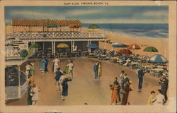 Surf Club Postcard
