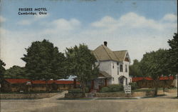 Frisbee Motel Cambridge, OH Postcard Postcard Postcard