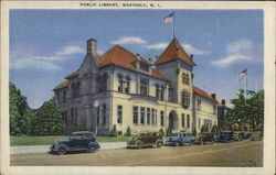 Public Library Postcard