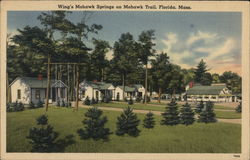 Wing's Mohawk Springs on Mohawk Trail Postcard