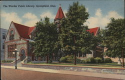 Warder Public Library Postcard