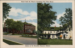 Benet Hall (St. Mary's Academy), The Villa Marie, the Sisters of St. Benedict Postcard