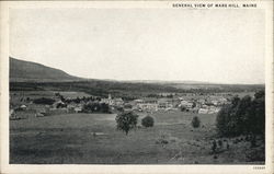 General View of Town Mars Hill, ME Postcard Postcard Postcard