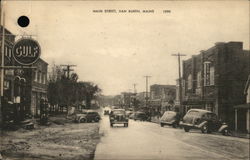 Main Street Van Buren, ME Postcard Postcard Postcard