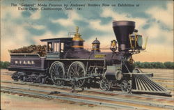 The "General Made Famous by Andrews' Raiders Postcard