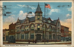 County National Bank Postcard