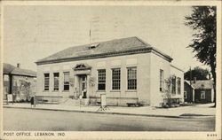 Post Office Lebanon, IN Postcard Postcard Postcard