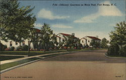 Officers' Quarters on Main Post Postcard