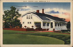 Country Club Greenville, SC Postcard Postcard Postcard