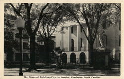 The Fireproof Building - First in America Charleston, SC Postcard Postcard Postcard