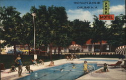 Park Motel Carlsbad, NM Postcard Postcard Postcard