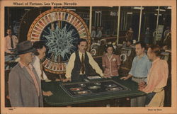 Wheel of Fortune Las Vegas, NV Postcard Postcard Postcard