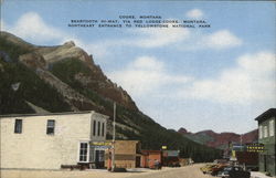 Street Scene Cooke City, MT Postcard Postcard Postcard