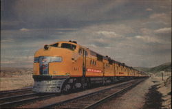 Union Pacific Streamliner "City of Los Angeles" Locomotives Postcard Postcard Postcard