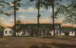 Monroe Country Club North Carolina Postcard Postcard Postcard