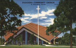 Pasadena Community Church St. Petersburg, FL Postcard Postcard Postcard