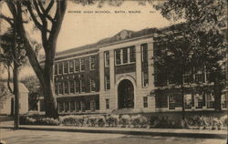 Morse High School Bath, ME Postcard Postcard Postcard