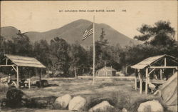 Mt. Katahdin, Camp Baxter Postcard