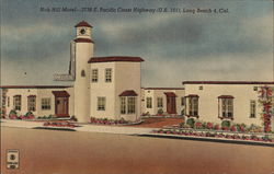 Nob Hill Motel Long Beach, CA Postcard Postcard Postcard