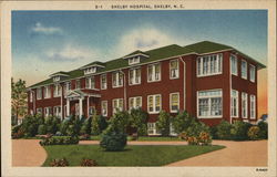 Shelby Hospital Postcard