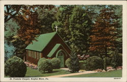St. Francis Chapel Eagles Mere, PA Postcard Postcard Postcard