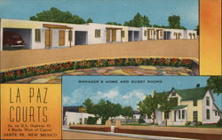 La Paz Courts Postcard