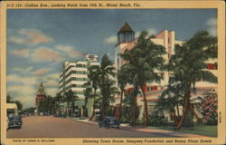 Collins Avenue Miami Beach, FL Postcard Postcard Postcard