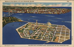 World's Fair Magic City on Treasure Island San Francisco, CA 1939 San Francisco Exposition Postcard Postcard Postcard