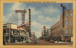 The Famous "Old Fremont Street" Las Vegas, NV Postcard Postcard Postcard