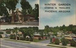 Winter Garden Trailers & Cabins Postcard