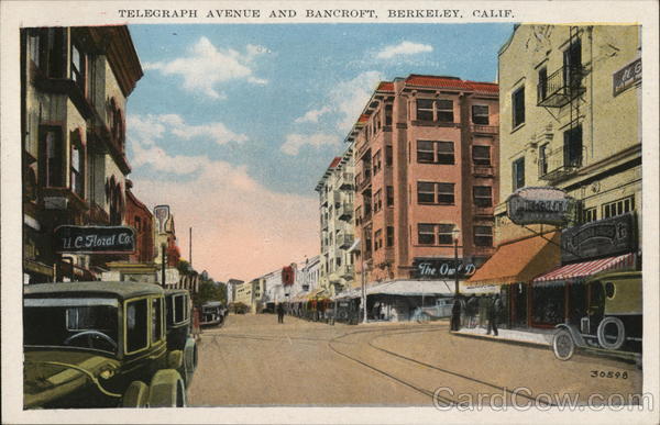 Telegraph Avenue and Bancroft Berkeley California