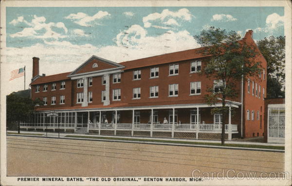Premier Mineral Baths, The Old Original Benton Harbor Michigan