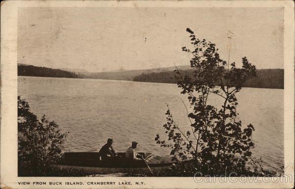 View From Buck Island Cranberry Lake New York