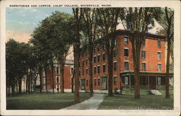 Dormitories and Campus, Colby College Waterville Maine